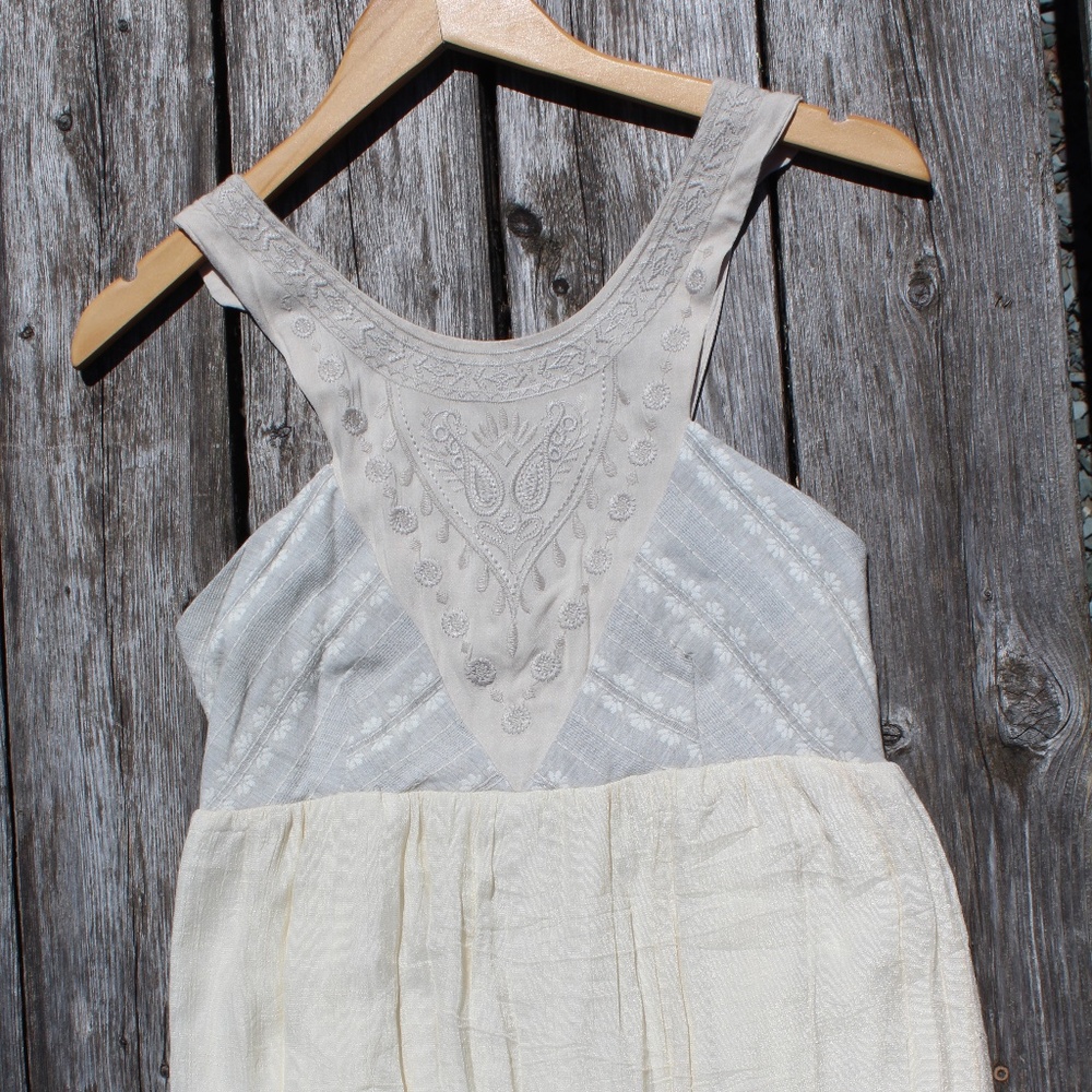 Cream Maxi Dress
